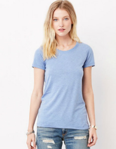 Bella Triblend Crew Neck T-Shirt Woman