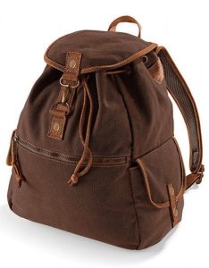 Quadra Vintage Rucksack Canvas QD612