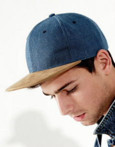 Beechfield Suede Peak Snapback CB668