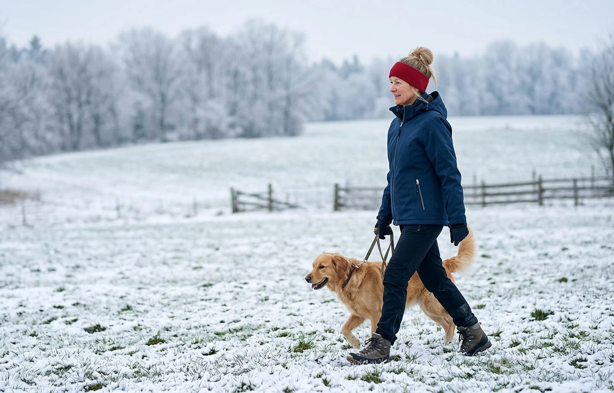 James+Nicholson Wintersport Shoftshelljacke für Damen - gefüttert und wasserabweisend. Frau trägt Winterjacke aus Softshell-Material