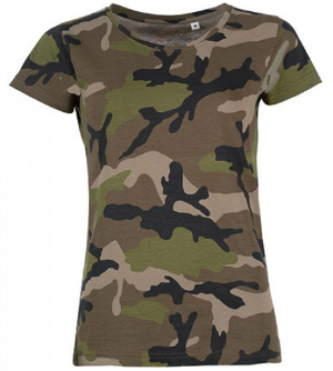 SOLS Womens Camo T-Shirt L134