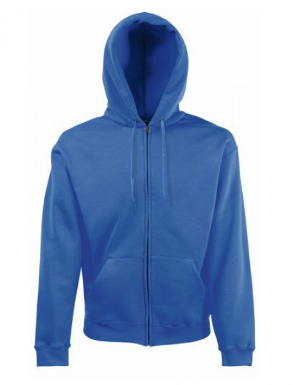 Fruit of the Loom Zip Through Hooded Sweat-Jacke Royal Blue