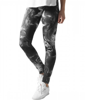 Ladies Smoked Marble Leggings