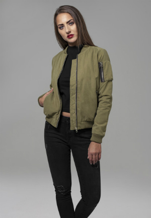 Urban Classics Ladies Peached Bomber Jacket