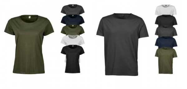 T-Shirts in verschiedenen Military Farben für Sie und Ihn