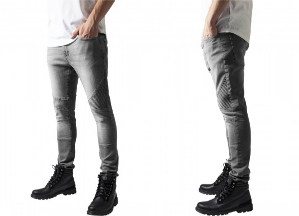 Slim Fit Biker Jeans