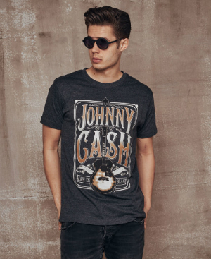 Johnny Cash Man In Black Tee