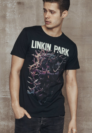 Linkin Park Heart Tee Band Shirt fuer Herren