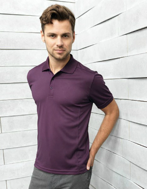 Premier Workwear Mens Coolchecker Pique Polo PW615