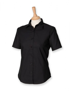 Henbury Ladies Classic Short Sleeved Oxford Shirt