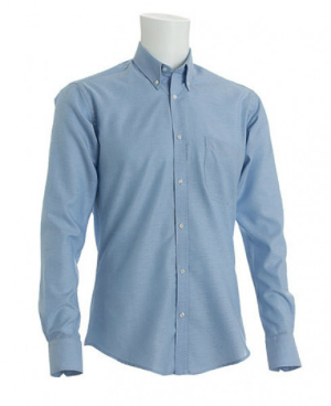 Kustom Kit Slim Fit Workwear Oxford Shirt Long Sleeve