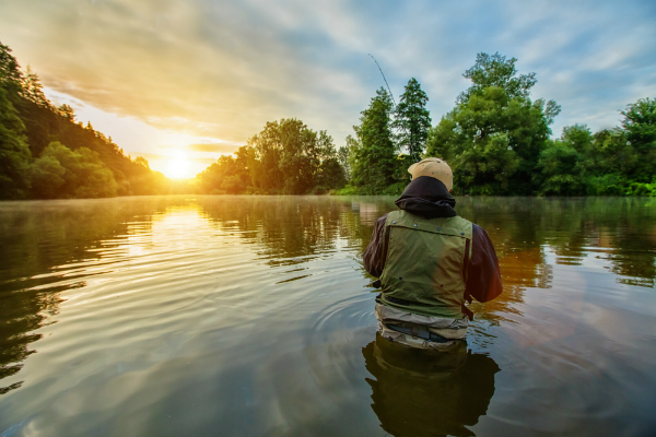 Outdoor-Weste fuer Angler