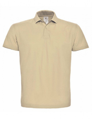 Unisex Poloshirt von BC Farbe Beige