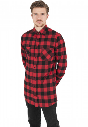 Flanell Shirt laenger geschnitten