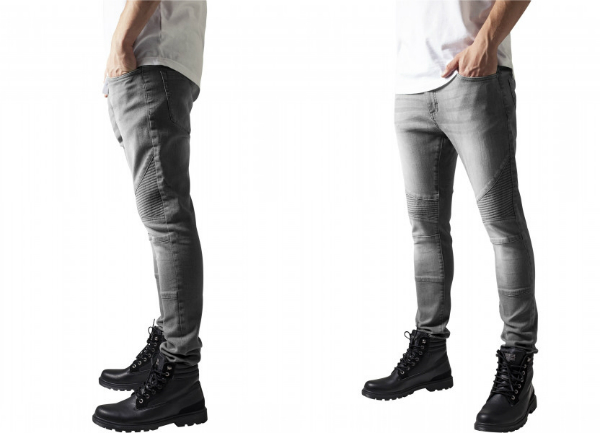 Slim Fit Biker Jeans fuer Herren