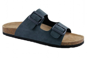 Softwaves Herrenpantolette offen navy