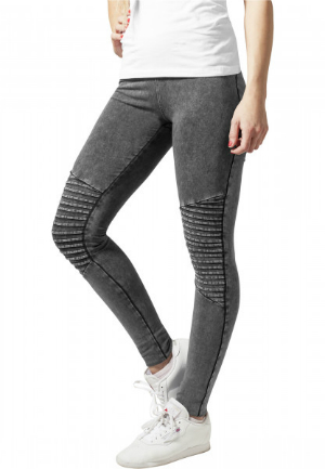 Denim Jersey Leggings