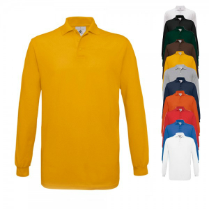 BC Polo Safran Longsleeve Unisex Gelb