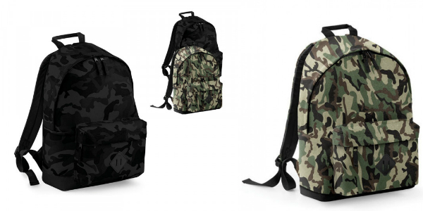 BagBase Camo Rucksack