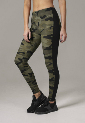 Camo Streifen Leggings