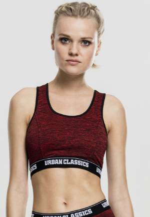 Ladies Active Melange Logo Bra