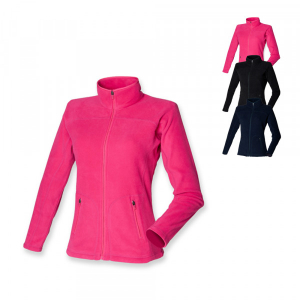 SF Women Ladies Microfleece Jacket Fuchsia