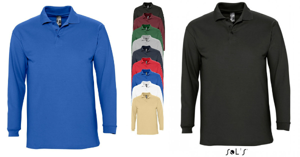 SOLS Langarm Poloshirt Winter II