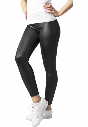 Schmal geschnittene Leggings aus Lederimtiat