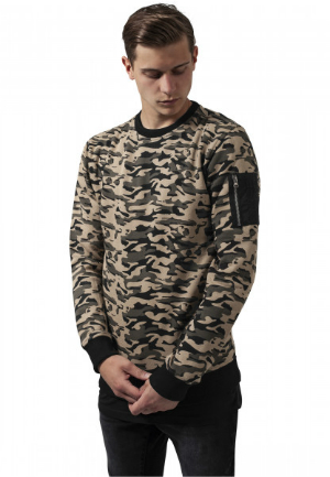 Sweat Camo Bomber Crew