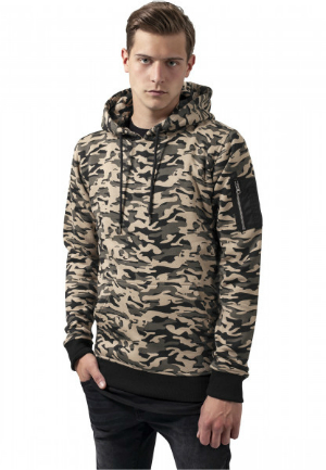 Sweat Camo Bomber Hoodie