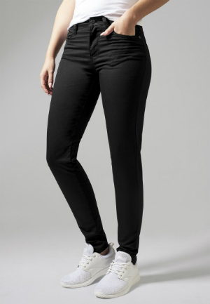 Schwarz Skinny Hose für Damen Damen Skinny Hose Schwarz