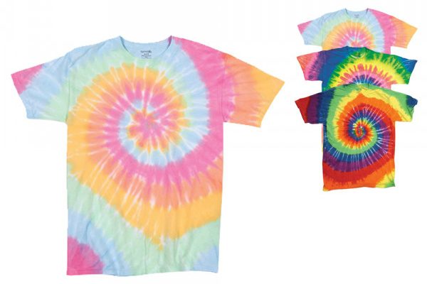 Dyenomite Multi-Color Spirals T-Shirt