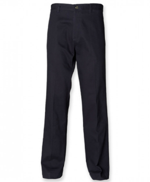 Henbury Herren Chino Hose mit Teflon