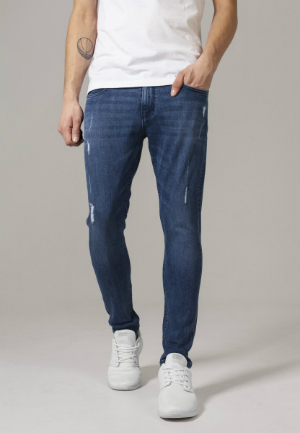 Jeans Hose Skinny Ripped Stretch