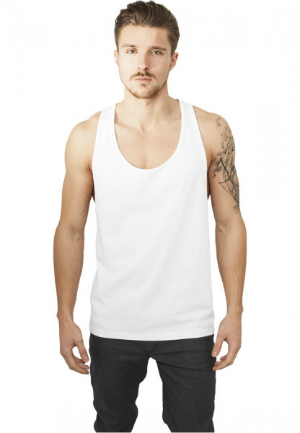 Racerback Loose Tank Weiss