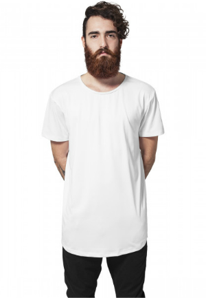 Shaped Neopren Long T-Shirt Weiss