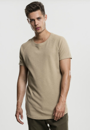 Thermal Slub Raglan T-Shirt fuer Herren Warm Sand