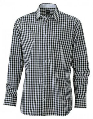 James+Nicholson Mens Checked Shirt