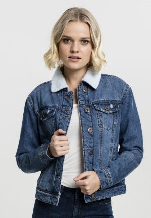 Ladies Sherpa Denim Jacket