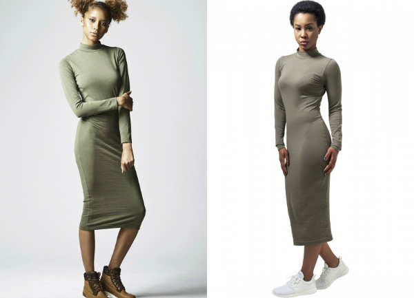 Ladies Turtleneck LS Dress