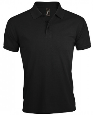 Black Mens Polo Shirt Prime von SOLS