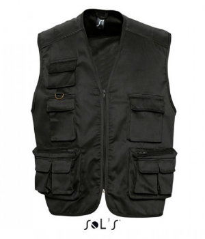 Black Reporter Jacket Wild von SOLS