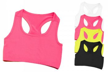 Just Cool Girlie Cool Sports Crop Top