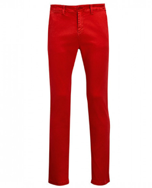 Poppy Red Mens Pants Jules von SOLS