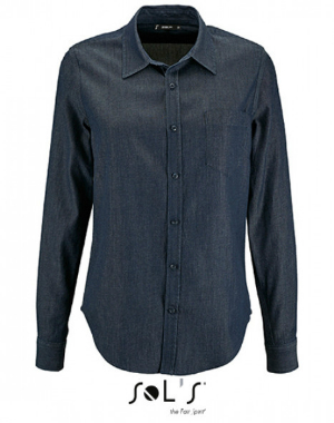 SOLS Womens Denim Shirt Barry