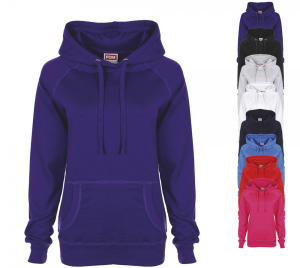 FDM Ladies` Raglan Hoodie