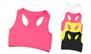 Just Cool Girlie Cool Sports Crop Top