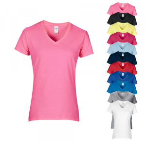 Gildan Premium Cotton® Ladies` V-Neck T-Shirt