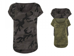 Build Your Brand Ladies Camo Tee