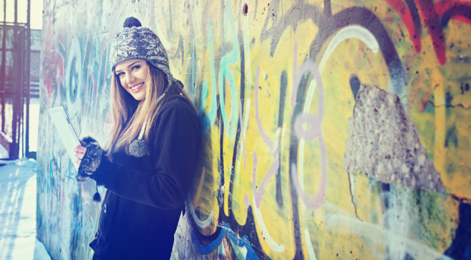 Beanies mit Mustern